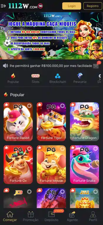 Baixe o 1112W App e Jogue de Qualquer Lugar