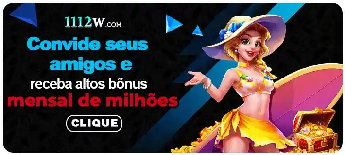 Variedade de jogos no 1112W Brasil.